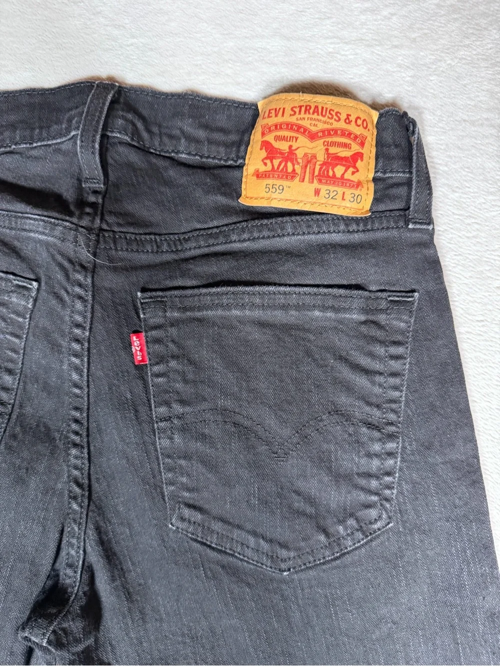 Levi's Black Men's Straight-Leg Jeans